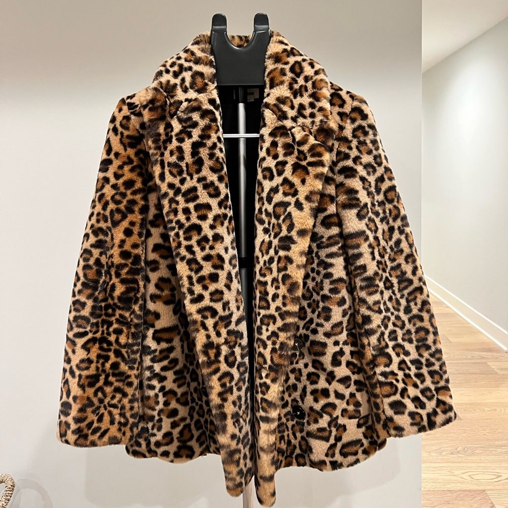 Zadig & Voltaire Faux Fur Leopard jacket